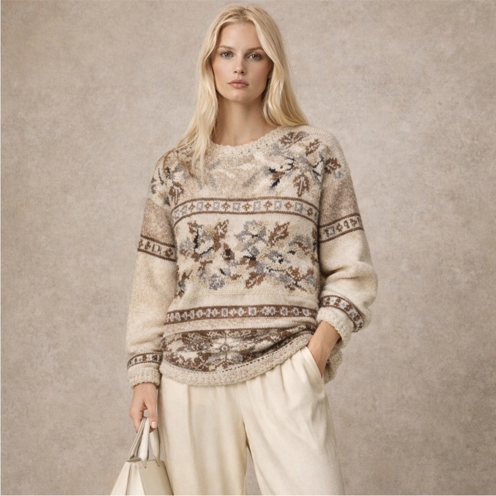 Vintage Ramie Cotton Sweater